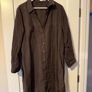 Eileen Fisher Shirt Dress  1X